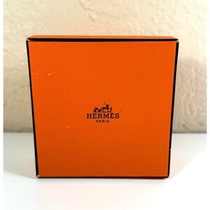 Authentic Hermes Paris Empty Used Gift Box Old Money Chic Display 4.25"x4.50"